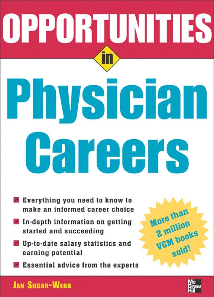 Jan Sugar-Webb - Opportunities in Physician Careers, Häftad