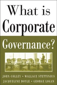 bokomslag What Is Corporate Governance?