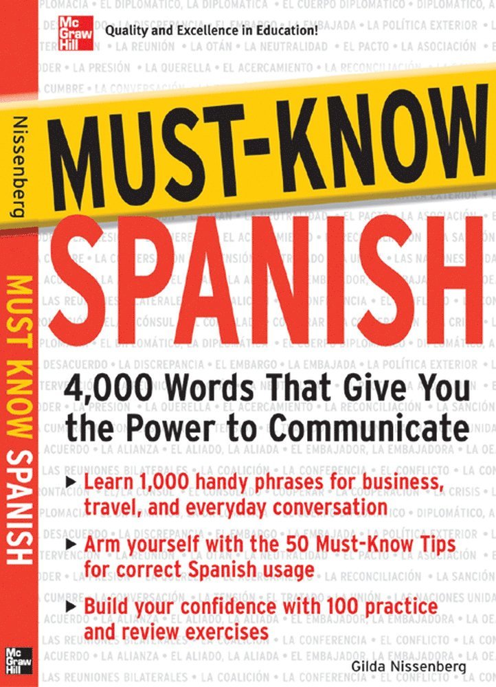 Gilda Nissenberg - Must-Know Spanish, Häftad