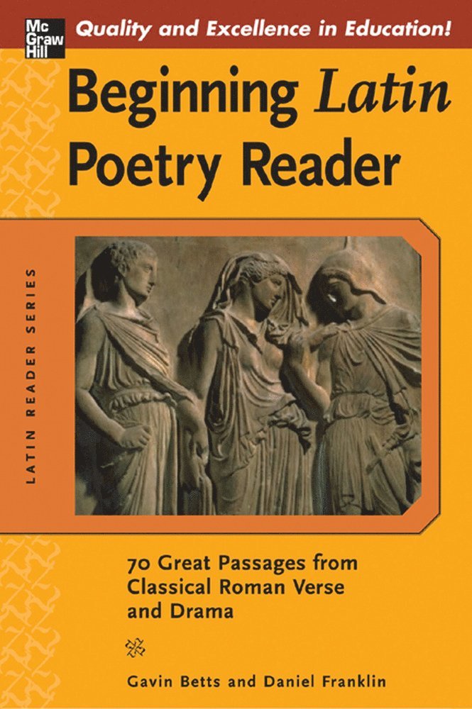 Gavin Betts, Daniel Franklin, Betts - Beginning Latin Poetry Reader, Häftad