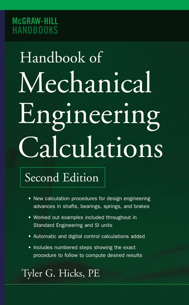 Handbook of Mechanical Engineering Calculations, Second Edition