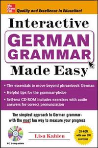 bokomslag Interactive German Grammar Made Easy (Book +1CD-ROM)