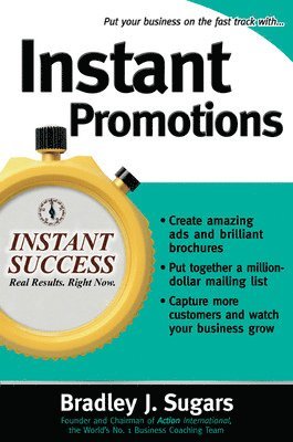 Bradley Sugars, Brad Sugars - Instant Promotions, Häftad
