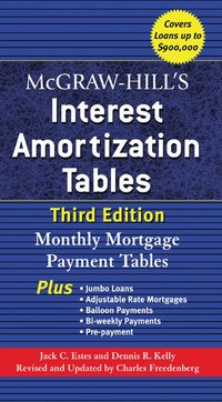 bokomslag McGraw-Hill's Interest Amortization Tables, Third Edition