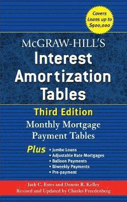 bokomslag McGraw-Hill's Interest Amortization Tables, Third Edition