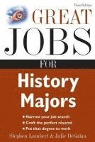 bokomslag Great Jobs for History Majors