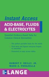 bokomslag LANGE Instant Access Acid-Base, Fluids, and Electrolytes