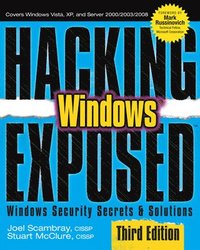 bokomslag Hacking Exposed Windows: Microsoft Windows Security Secrets and Solutions, Third Edition