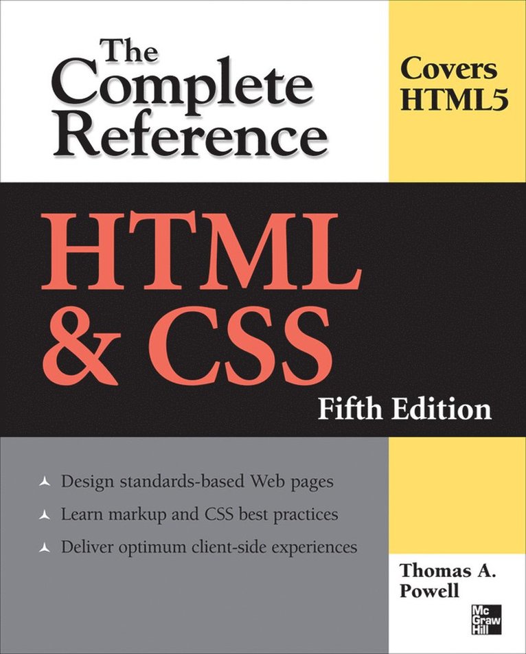 Thomas Powell, Thomas a. Powell, Thomas a Powell - HTML & CSS: The Complete Reference, Fifth Edition, Häftad