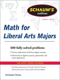 bokomslag Schaum's Outline of Mathematics for Liberal Arts Majors