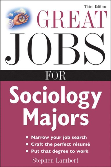 bokomslag Great Jobs for Sociology Majors