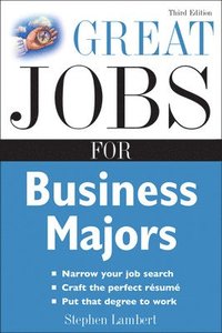 bokomslag Great Jobs for Business Majors