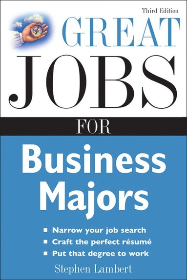 bokomslag Great Jobs for Business Majors