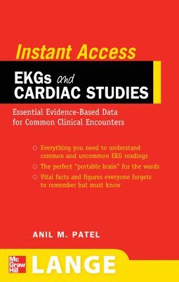 Anil Patel - Lange Instant Access EKGs and Cardiac Studies, Häftad