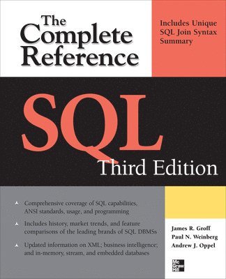 bokomslag SQL The Complete Reference, 3rd Edition