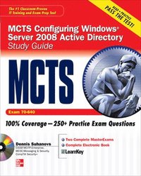 bokomslag MCTS Configuring Windows Server 2008 Active Directory Study Guide: Exam 70-640, Book/CD Package