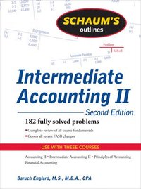 bokomslag Schaum's Outline of Intermediate Accounting II, 2ed