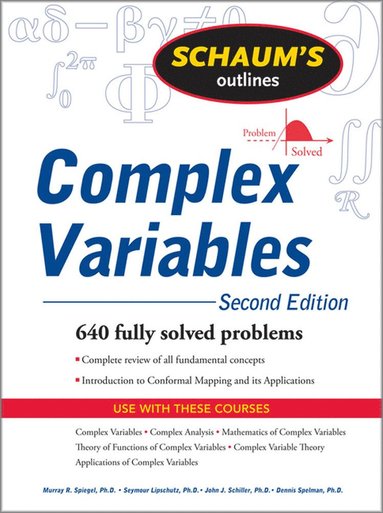 bokomslag Schaum's Outline of Complex Variables, 2ed