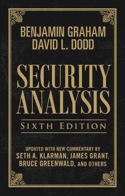 Security Analysis: Sixth Edition, Foreword by Warren Buffett (Limited Leatherbound Edition)