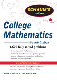 bokomslag Schaum's Outline of College Mathematics, Fourth Edition