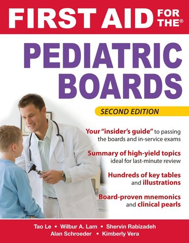 bokomslag First Aid for the Pediatric Boards, Second Edition