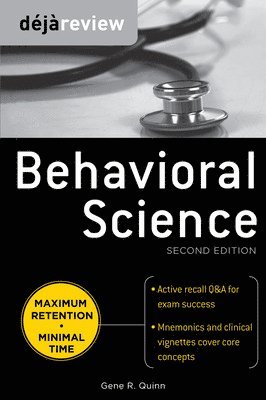 Gene Quinn, Gene R. Quinn, Gene R Quinn - Deja Review Behavioral Science, Second Edition, Häftad