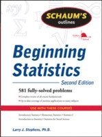 bokomslag Schaum's Outline of Beginning Statistics, Second Edition