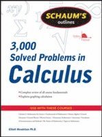 bokomslag Schaum's 3,000 Solved Problems in Calculus