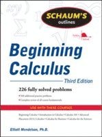 bokomslag Schaum's Outline of Beginning Calculus, Third Edition