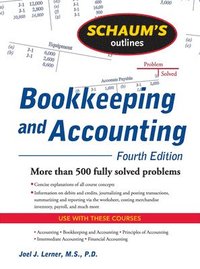 bokomslag Schaum's Outline of Bookkeeping and Accounting, Fourth Edition