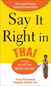 bokomslag Say It Right in Thai
