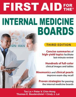 Tao Le, Tom Baudendistel, Peter Chin-Hong, Cindy Lai - First Aid for the Internal Medicine Boards, Häftad