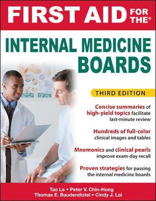 bokomslag First Aid for the Internal Medicine Boards, 3rd Edition