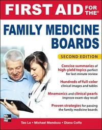 bokomslag First Aid for the Family Medicine Boards, Second Edition