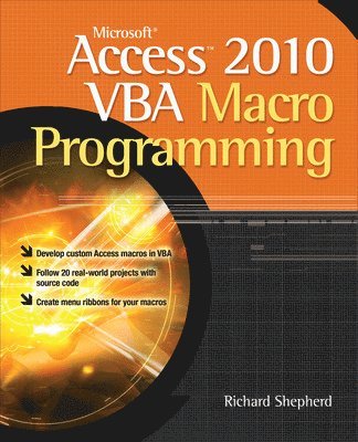 Microsoft Access 2010 VBA Macro Programming 1