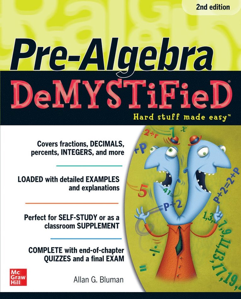 Allan Bluman, Allan G. Bluman, Allan G Bluman - Pre-Algebra DeMYSTiFieD, Second Edition, Häftad