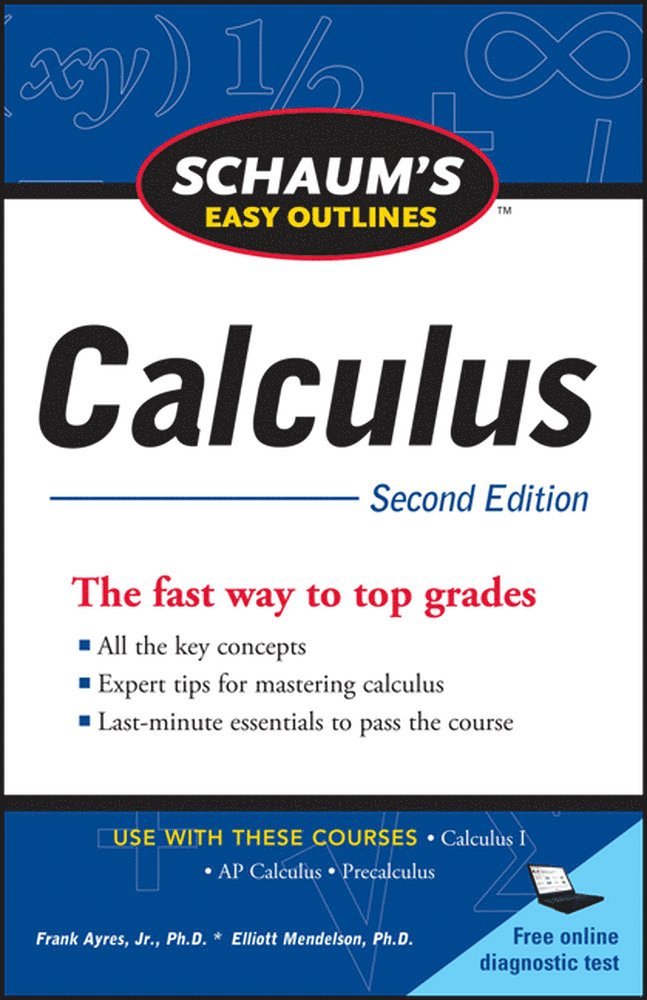 Schaum's Easy Outline of Calculus, Second Edition 1