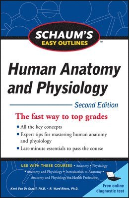 bokomslag Schaum's Easy Outline of Human Anatomy and Physiology, Second Edition