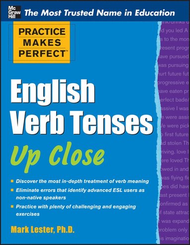 bokomslag Practice Makes Perfect English Verb Tenses Up Close