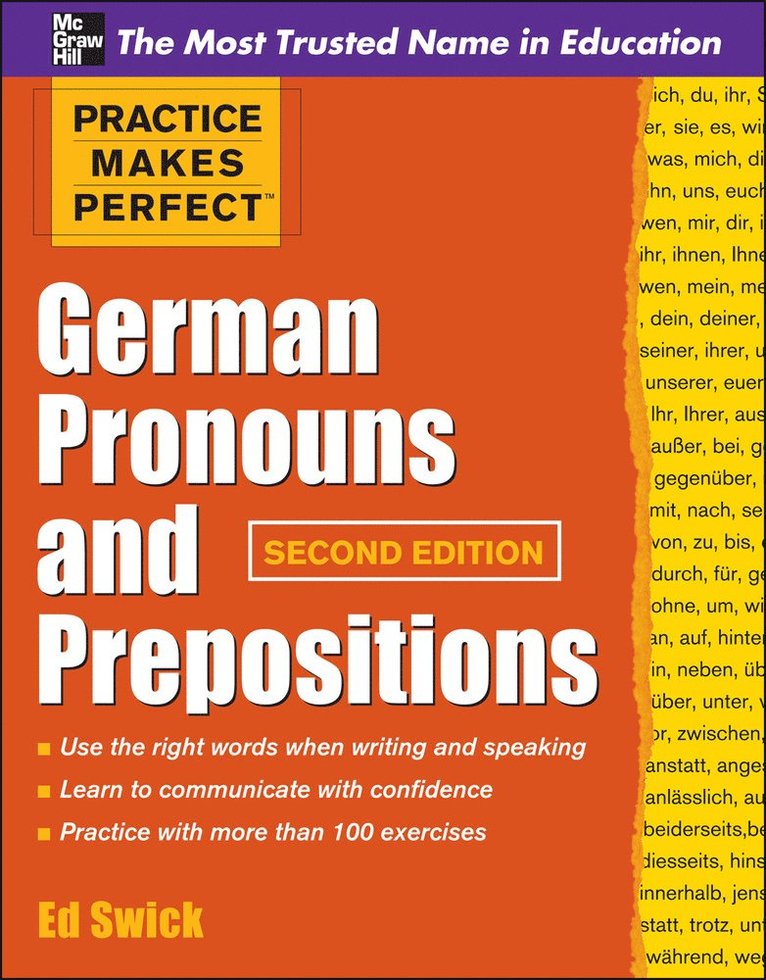 Ed Swick, Swick - Practice Makes Perfect German Pronouns and Prepositions, Second Edition, Häftad