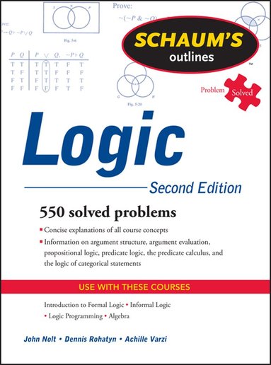 John Nolt, Dennis Rohatyn, Achille Varzi - Schaum's Outline of Logic, Second Edition, Häftad