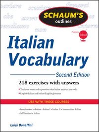 bokomslag Schaum's Outline of Italian Vocabulary, Second Edition