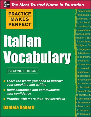 Daniela Gobetti - Practice Makes Perfect Italian Vocabulary, Häftad