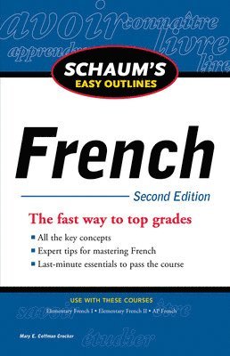 Schaum's Easy Outline of French, Second Edition 1