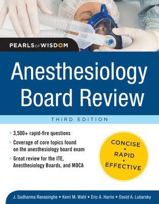 bokomslag Anesthesiology Board Review Pearls of Wisdom 3/E