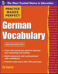 bokomslag Practice Makes Perfect German Vocabulary