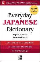 bokomslag Everyday Japanese Dictionary