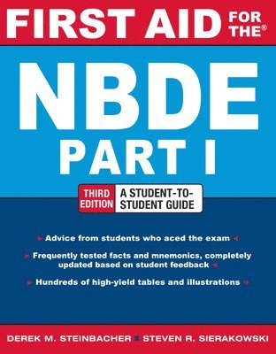 bokomslag First Aid for the NBDE Part 1, Third Edition