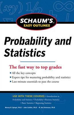 bokomslag Schaum's Easy Outline of Probability and Statistics, Revised Edition