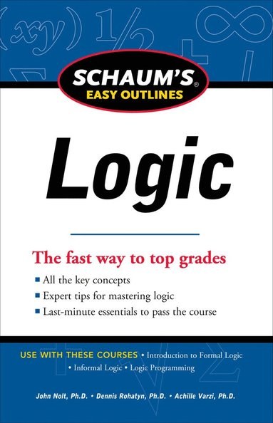 bokomslag Schaum's Easy Outline of Logic, Revised Edition